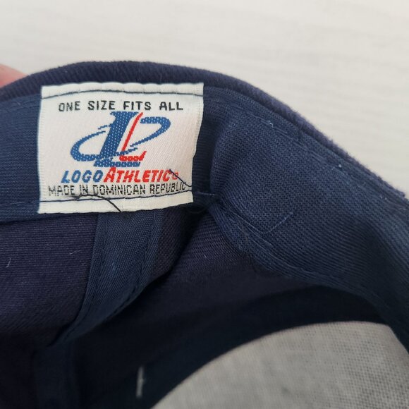 NWT VTG Dallas Cowboys Hat Cap Strap Back Blue NFL Logo Athletic Pro Line Stripe - Picture 4 of 8